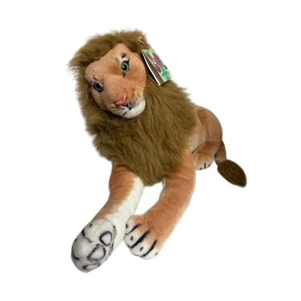 KellyToy USA Lion Plush 34" Tail to Toe Jumbo Large Jungle Friends 2000 - Picture 2 of 10